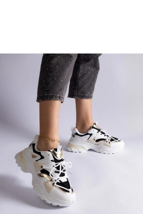 Biało-czarne sneakersy sportowe Sulamita - Solea Biało-czarne sneakersy sportowe Sulamita - Solea