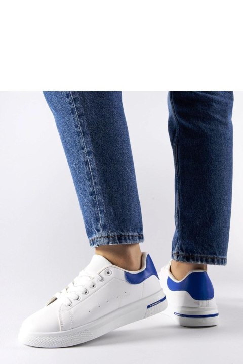 Biało-granatowe sneakersy Leland - Solea Biało-granatowe sneakersy Leland - Solea