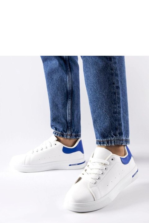 Biało-granatowe sneakersy Leland - Solea Biało-granatowe sneakersy Leland - Solea