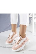 Biało-różowe sneakersy Mindy - Solea