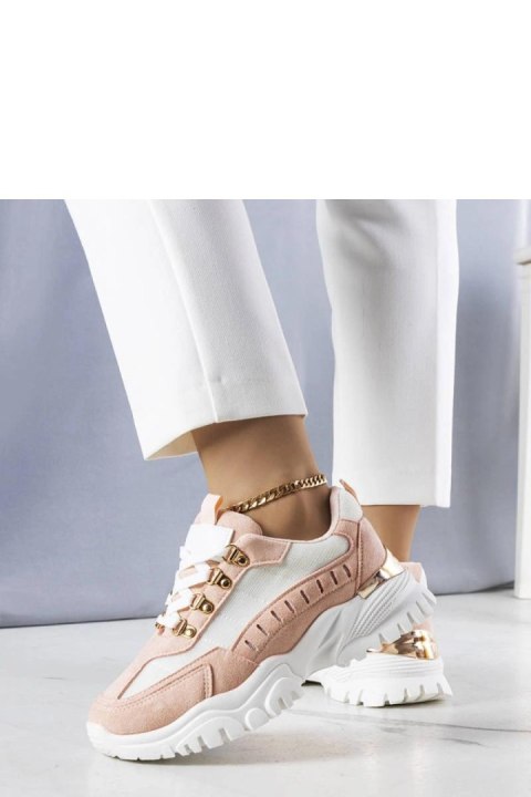 Biało-różowe sneakersy Mindy - Solea Biało-różowe sneakersy Mindy - Solea