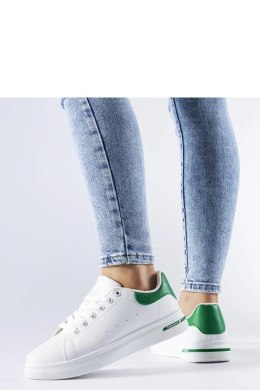 Biało-zielone sneakersy Leland - Solea