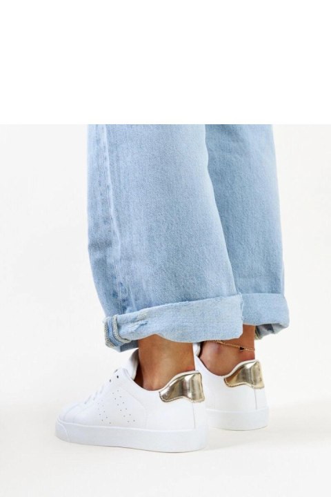 Biało-złote sneakersy Akila - Solea Biało-złote sneakersy Akila - Solea