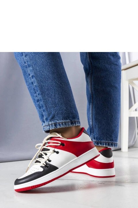 Czarno-czerwone retro sneakersy Shari - Solea Czarno-czerwone retro sneakersy Shari - Solea