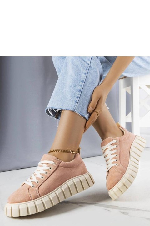 Różowe sneakersy na platformie Pamela - Solea Różowe sneakersy na platformie Pamela - Solea