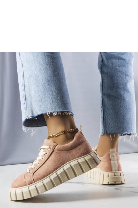 Różowe sneakersy na platformie Pamela - Solea Różowe sneakersy na platformie Pamela - Solea