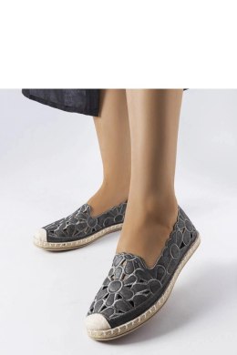 Szare ażurowe espadryle Lamarre - Solea