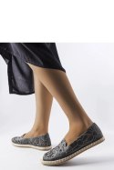 Szare ażurowe espadryle Lamarre - Solea