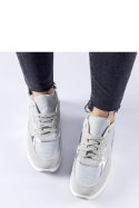 Szare brokatowe sneakersy Roganzuolo - Solea