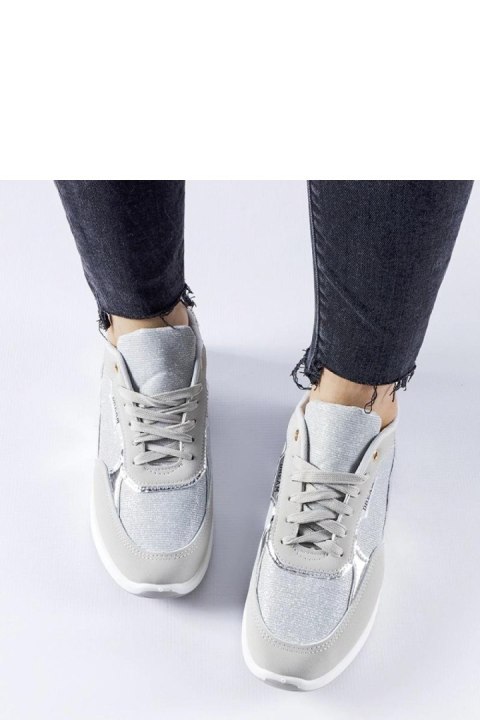 Szare brokatowe sneakersy Roganzuolo - Solea Szare brokatowe sneakersy Roganzuolo - Solea