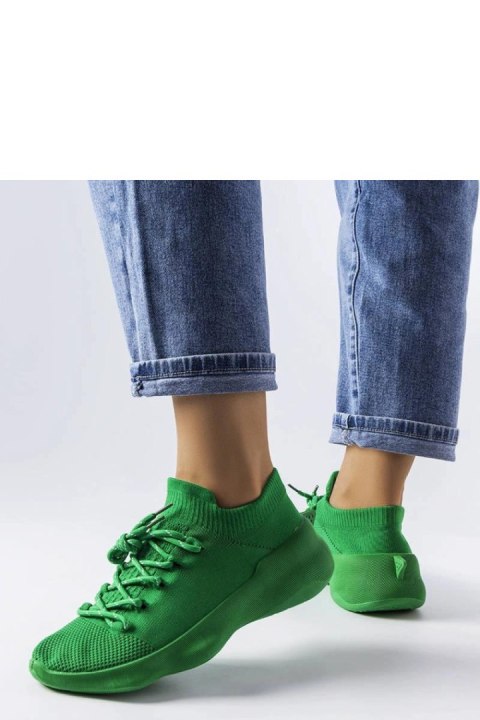 Zielone materiałowe sneakersy Côté - Solea Zielone materiałowe sneakersy Côté - Solea