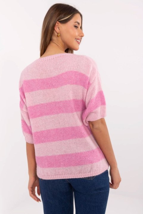 Sweter Damski Model MI-SW-2503.84 Pink - Italy Moda Sweter Damski Model MI-SW-2503.84 Pink - Italy Moda