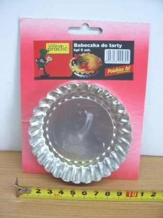 Foremki babeczki do tarty 5szt. | 4804 Foremki babeczki do tarty 5szt. | 4804