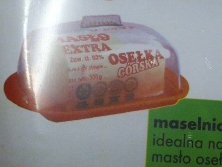 Maselniczka na masło osełkowe Maselniczka na masło osełkowe