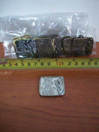 Plakietka metal Św. Krzysztof 10szt. 7790 Plakietka metal Św. Krzysztof 10szt. 7790