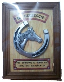 Podkowa na szczęście - ramka 18 x 13 cm - nr.30 Podkowa na szczęście - ramka 18 x 13 cm - nr.30