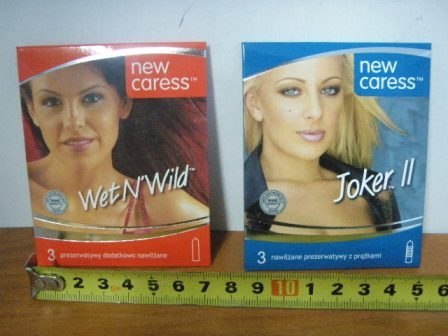 Prezerwatywy Caress 3szt. mix wzorów Prezerwatywy Caress 3szt. mix wzorów