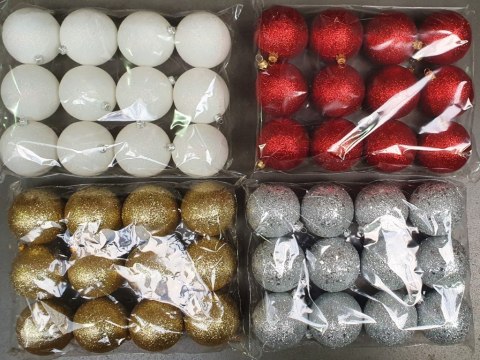 Bombki 70mm brokat 12szt. | 053 Bombki 70mm brokat 12szt. | 053