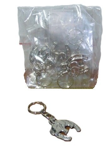 Brelok metalowy słoń + podkowa 10 szt. Brelok metalowy słoń + podkowa 10 szt.