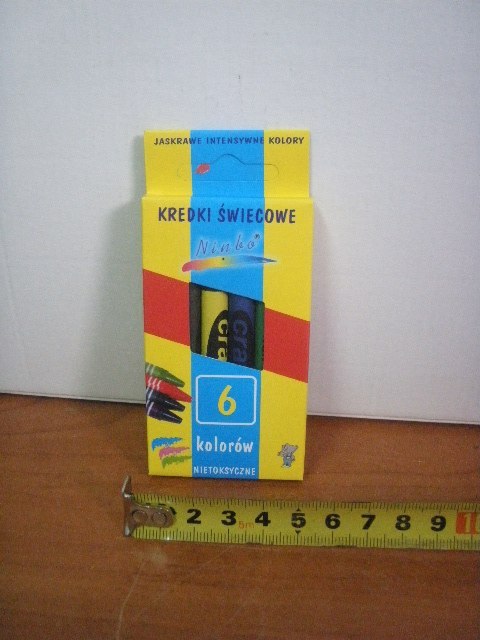 Kredki świecowe 6szt. | KS-106H/107Z Kredki świecowe 6szt. | KS-106H/107Z