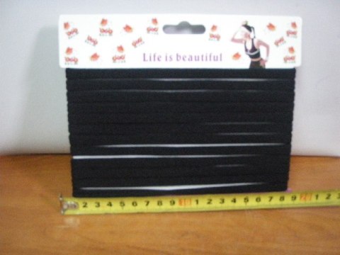 Opaska fitnes 12szt czarna 1535 Opaska fitnes 12szt czarna 1535