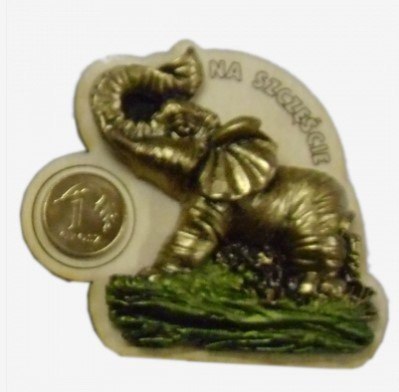 Słonik na magnes 6,5 x 6,5 cm NR.64 Słonik na magnes 6,5 x 6,5 cm NR.64