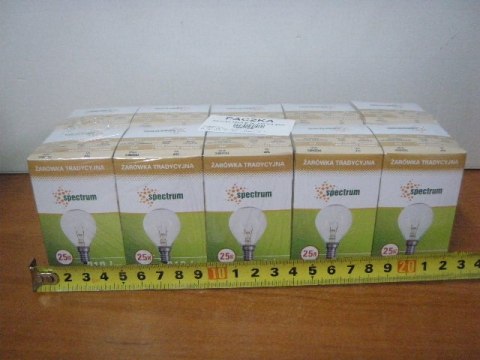 Żarówka 10szt. E14 kulka 25W Żarówka 10szt. E14 kulka 25W
