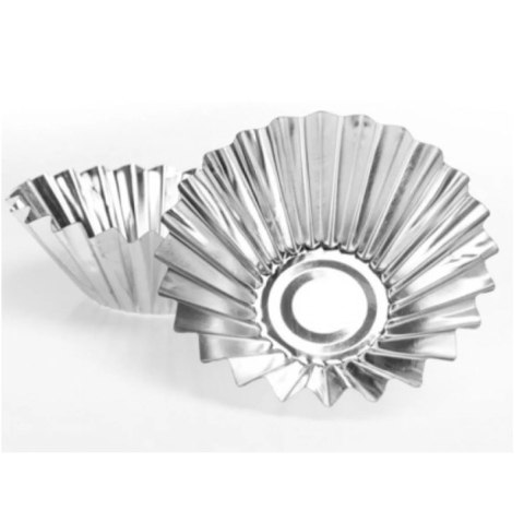 Babeczki 10szt. metalowe średnie | 002840 Babeczki 10szt. metalowe średnie | 002840