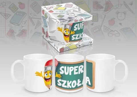 Kubek Super Szkoła ołówek 300ml Kubek Super Szkoła ołówek 300ml