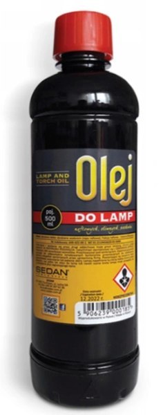 Olej do lamp 500ml parafinowy Olej do lamp 500ml parafinowy