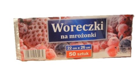 Woreczki na mrożonki 50 szt 22 x 26 cm Woreczki na mrożonki 50 szt 22 x 26 cm