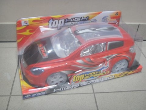 Auto sportowe 45cm światło/dźwięk w kloszu MPC78629 Auto sportowe 45cm światło/dźwięk w kloszu MPC78629