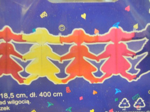 Girlanda papierowa DZIEWCZYNKA YL0055 Girlanda papierowa DZIEWCZYNKA YL0055