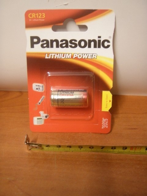 Bateria PANASONIC | CR-123 Bateria PANASONIC | CR-123