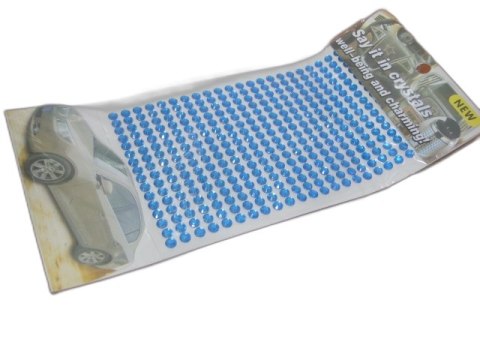 Cyrkonie na blistrze 352szt. niebieskie | DC-2005 Cyrkonie na blistrze 352szt. niebieskie | DC-2005