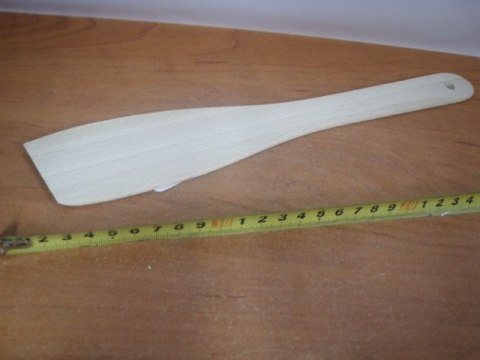Łopatka drewniana do tłuszczu prosta 30 cm. L78 Łopatka drewniana do tłuszczu prosta 30 cm. L78