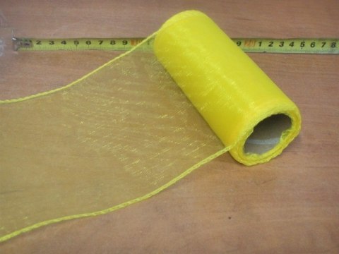 Organza 12cmx10m ecru Organza 12cmx10m ecru