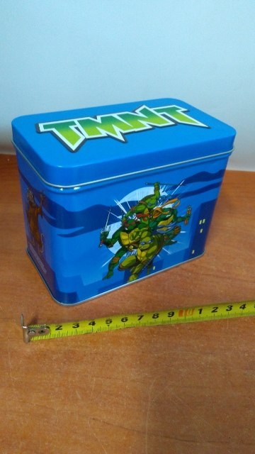 Puszka metalowa Żółwie Ninja 10x14x8 Puszka metalowa Żółwie Ninja 10x14x8