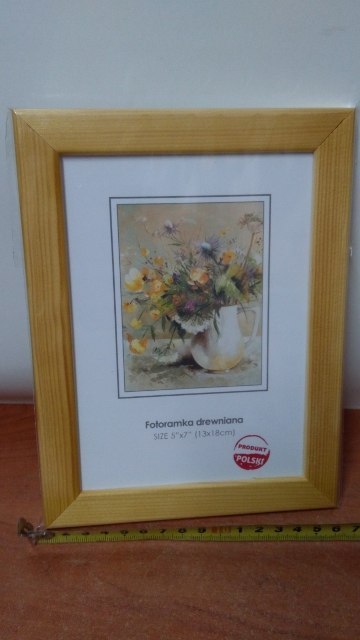 Ramka na zdjęcia 13x18 drewno Ramka na zdjęcia 13x18 drewno