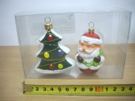 Bombki - figurka 2szt. nietłukące mix Bombki - figurka 2szt. nietłukące mix