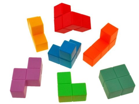 Magiczna kolorowa KOSTKA typu Tetris | GR0153 Magiczna kolorowa KOSTKA typu Tetris | GR0153