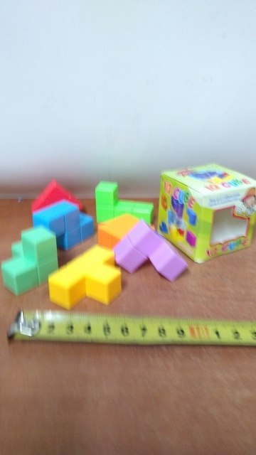 Magiczna kolorowa KOSTKA typu Tetris | GR0153 Magiczna kolorowa KOSTKA typu Tetris | GR0153