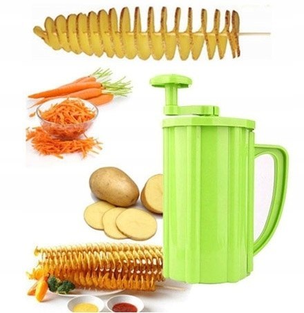 Maszynka do spiralnych ziemniaków chipsów szatkownica krajacz warzyw | 6231 Maszynka do spiralnych ziemniaków chipsów szatkownica krajacz warzyw | 6231
