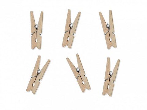 Klamerki naturalne 20szt. 3cm | KLD-100 Klamerki naturalne 20szt. 3cm | KLD-100