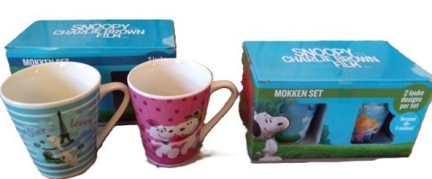 Kubki ceramiczne w kartoniku 2 szt. SNOOPY Kubki ceramiczne w kartoniku 2 szt. SNOOPY
