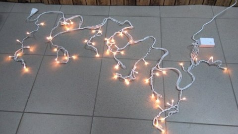 Lampki ze złączką 60led SOPEL BIAŁE | 9179 Lampki ze złączką 60led SOPEL BIAŁE | 9179