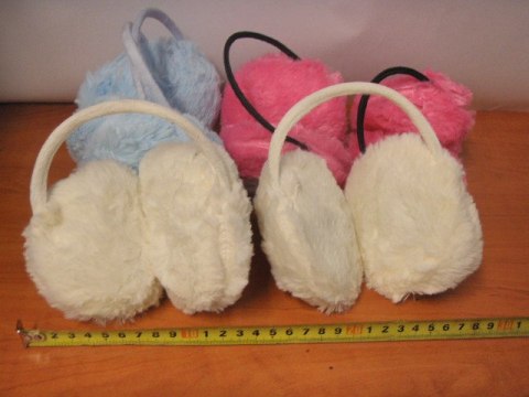 Nauszniki pluszowe 6 szt 1104 Nauszniki pluszowe 6 szt 1104