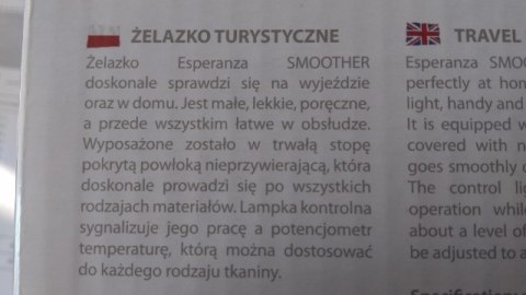 Żelazko 1200W ESPERANZA Żelazko 1200W ESPERANZA