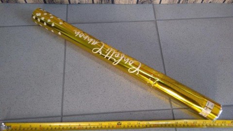Konfetti tuba ze złotymi sercami 60szt. TUKHR60-019M Konfetti tuba ze złotymi sercami 60szt. TUKHR60-019M