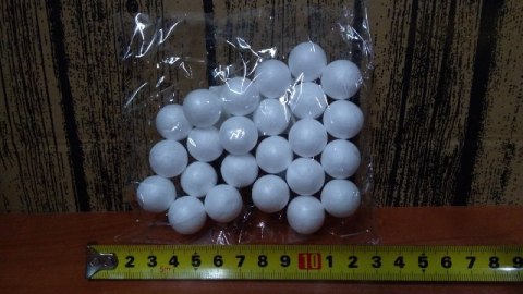 Kulki 12szt. styropianowe 4cm Kulki 12szt. styropianowe 4cm